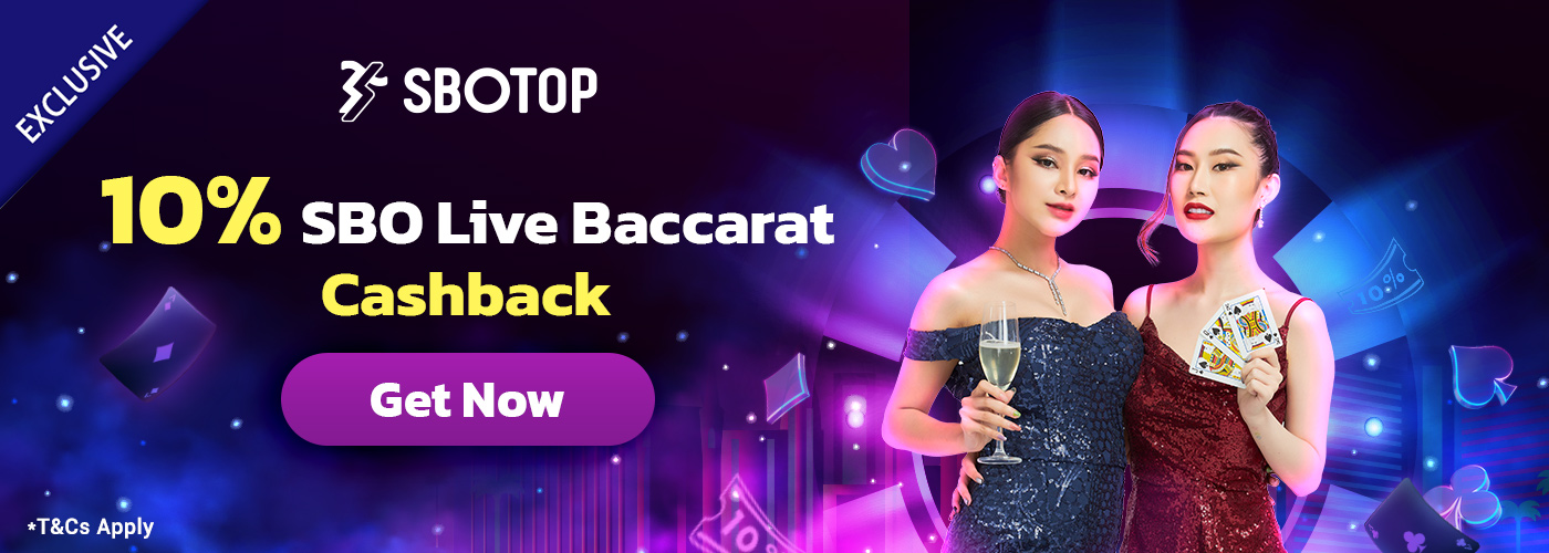 10% SBO Live Baccarat Cashback