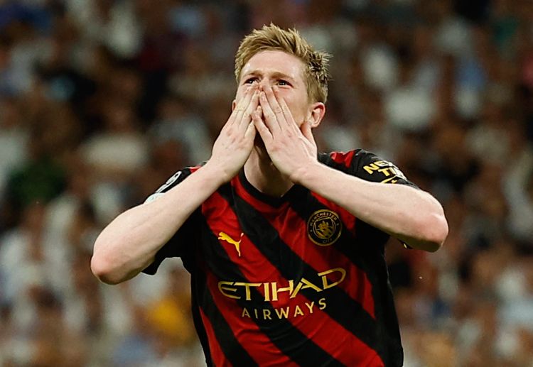 Kevin de Bruyne scored on the 67th minute of Manchester City's 1-1 draw against Real Madrid in the Champions League