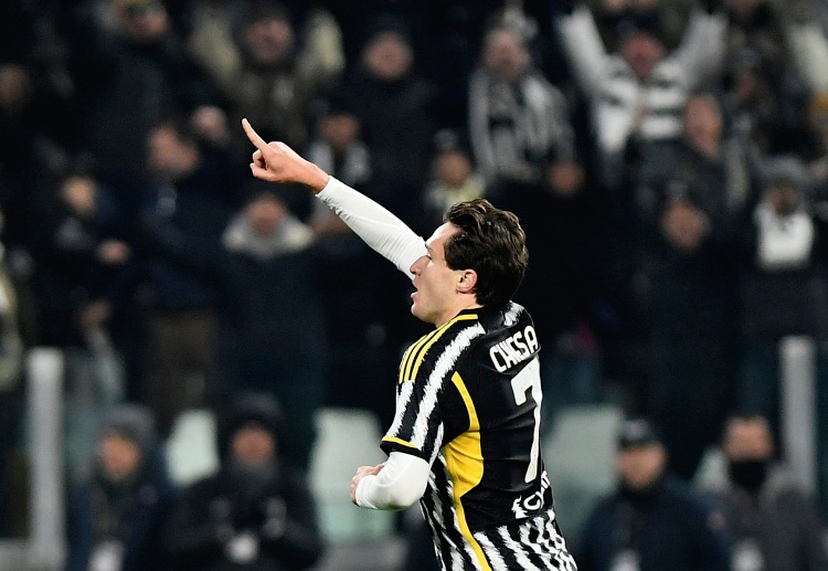Federico Chiesa is back training with Serie A side Juventus
